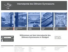 Tablet Screenshot of dillmann-gymnasium.de